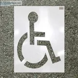 Handicap Stencil - 39&quot