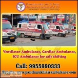 Get a Life Support Road Ambulance Service in Agartala