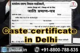 Caste certificate in Delhi - Lead India law associates