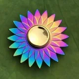 Electroplate Rainbow Metal Hand Spinner ShoppySanta