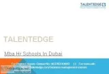 MBA HR Schools in Dubai
