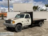1989 FORD F SUPER DUTY CUSTOM FLATBED TRUCK 11801212