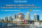Important Updates from the Universities of Canada Post COVID-19