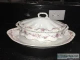 Antique bowl and platter Three piece set