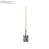 ASPHALT SQUARE POINT ECONO SHOVEL- 48&Prime WOOD HANDLE