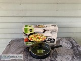 New 5qt Sauté Pan with Lid Ceramic non Stick Jumbo