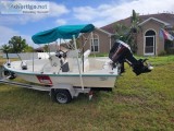 Key largo boat motor  n trailer