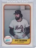 Jeff Reardon 1981 Fleer RC Near Mint Condition 335 335