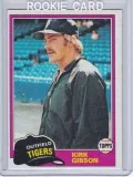 Kirk Gibson 1981 Topps RC 315