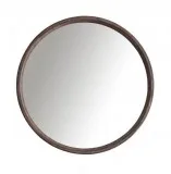 38cm Round Wooden Mirror For Sale  ChicParadisLux