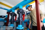 Automatic tube cleaning system