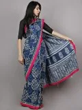 Good quality indigo print sarees manufacturer and distributor