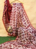 Batik silk saree