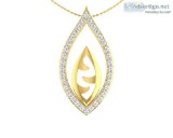 Buy Gold Shiva&rsquos Third Eye Pendant With Diamonds