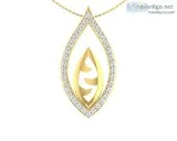 Buy Gold Shiva&rsquos Third Eye Pendant With Diamonds