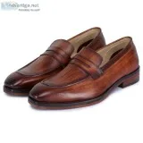 Buy the Premium and Classic Handmade Leather Loafers for Men fro