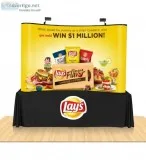 Trade Show Display  Tension or Stretch Fabric Displays