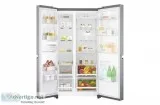 Side by side door refrigerator
