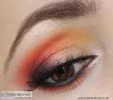 Smokey Eyes Bridal Make-Up In UK By Tina Prajapat