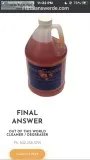 Final answer 72 cleaner degreaser 👍