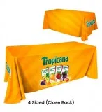 Trade Show Table Covers  Custom Tablecloths - Branded Canopy Ten