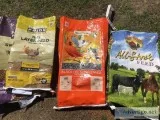 Feed bags for sewing totes and crafts