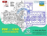 PDF to CAD Conversion  PDF to CAD Drawing Services