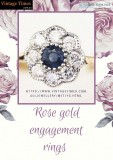 Latest designed rose gold engagement rings  Vintage Times