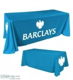 Promotional Trade Show Table Covers and Runners with Logo