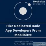 Hire Ionic developers from Mobiloitte