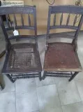 Antique cane bottom chairs