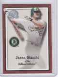 Jason Giambi 2000 Fleer Greats of the Game Magazine Card 12