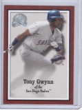 Tony Gwynn  2000 Fleer Greats of the Game Magazine Card 17