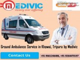 Ground Ambulance Service in Khowai Tripura by Medivic