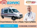 Ground Ambulance Service in Khowai Tripura by Medivic
