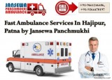 Fast Ambulance Services in Hajipur by Jansewa Panchmukhi