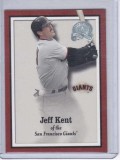 Jeff Kent 2000 Fleer Greats of the Game Magazine Card 32