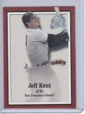 Jeff Kent 2000 Fleer Greats of the Game Magazine Card 32