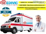 Trust medivic Critical Care Ambulance Service in Badarpur in cas