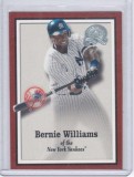 Bernie Williams 2000 Fleer Greats of the Game Magazine Card 36