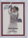 Todd Helton 2000 Fleer Greats of the Game Magazine Card 18