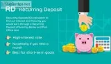 Financial calculator india - recurring deposit calculator