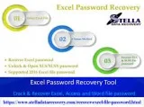 Recover lost excel file password