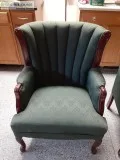 Green Cloth Living Room Chairs