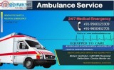 Medivic Ambulance Service in Mangolpuri with advanced medical eq