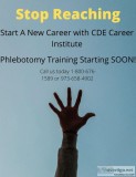 CDE Career Institute is now offer Phlebotomy Courses
