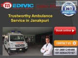 Trustworthy Ambulance Service in Janakpuri by Medivic Ambulance