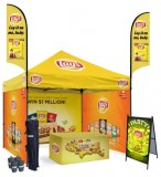 Pop Up Canopy Tents With Custom Printed Graphics - Tent Depot  C