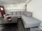 2pc Light Gray Sectional
