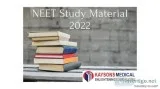 NEET Study Material 2022